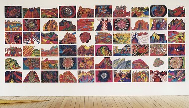 Gerda Steiner | Ohne Titel, 2000-2001 | Farbstift auf Papier | je 35 x 50 cm